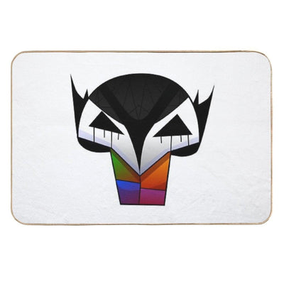 Goth Skull Anti-Trip Bath Mat
