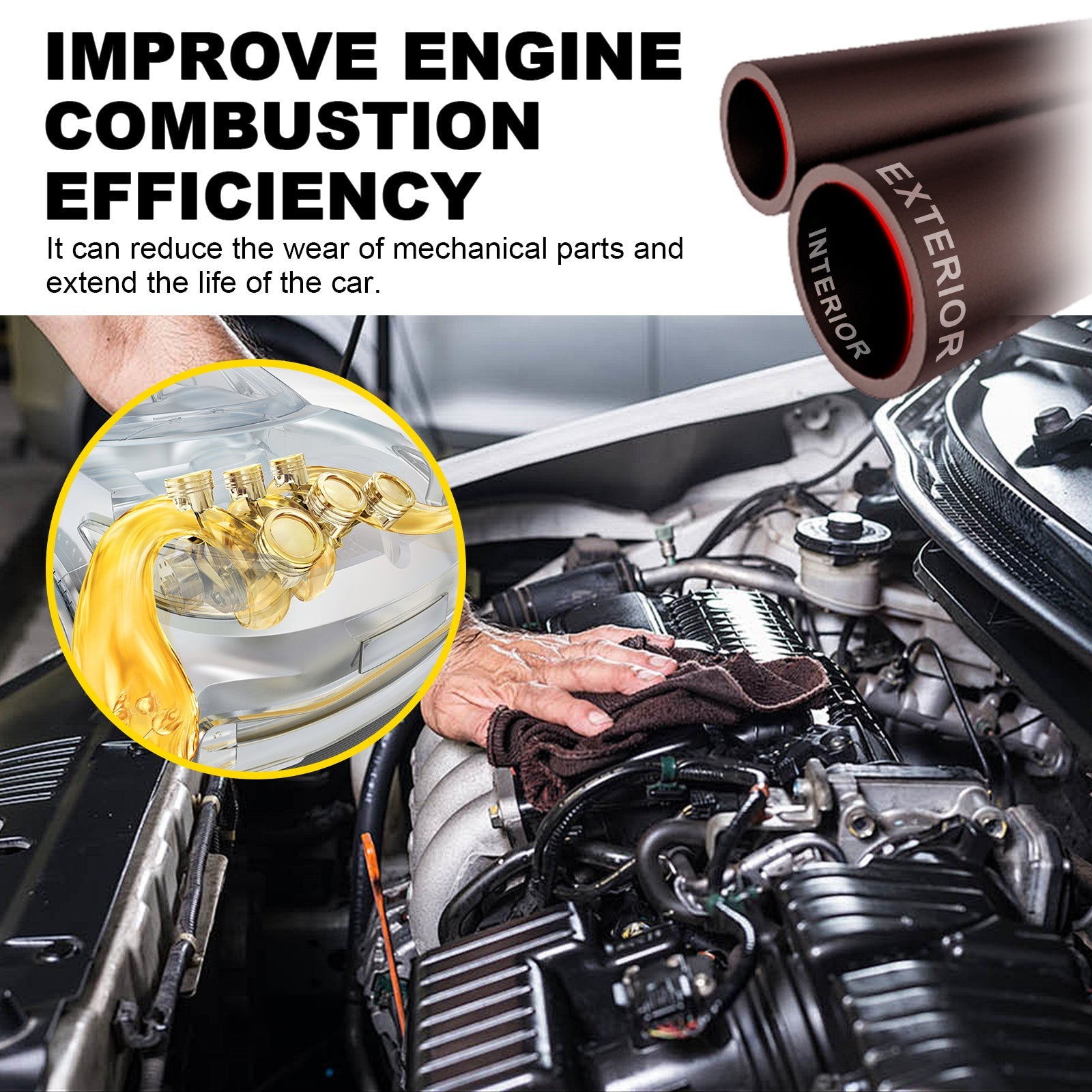 Heavy Duty Cleaner, Multi-Functional Care Agent For Efficient Cleaning And Removing Dirt From Cars