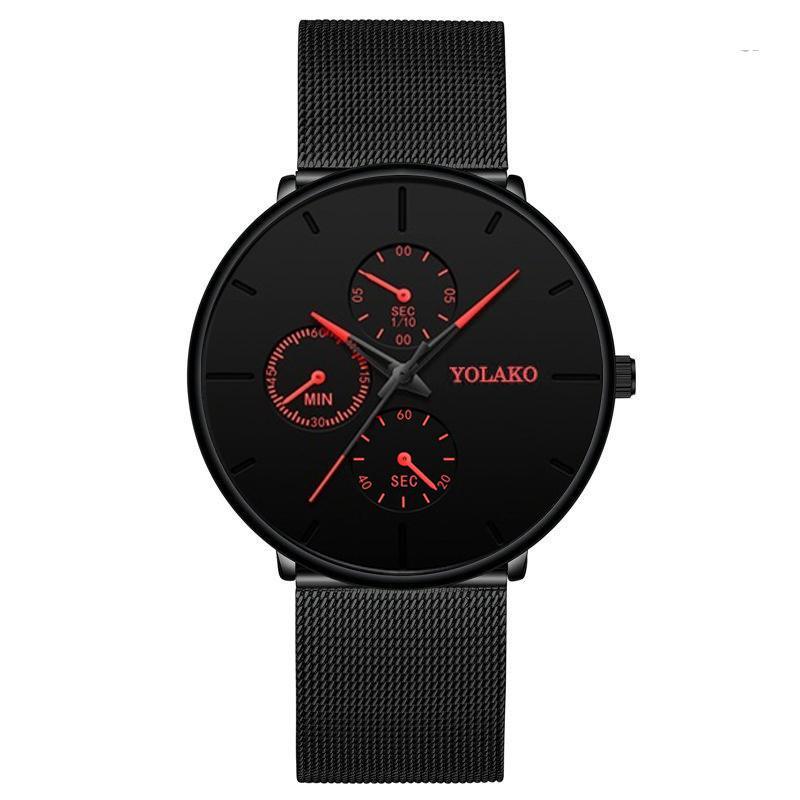 Relogio Masculino Unisex Woman and Men Quartz Watch In Casual Slim Mesh Style Designer Sport Watch