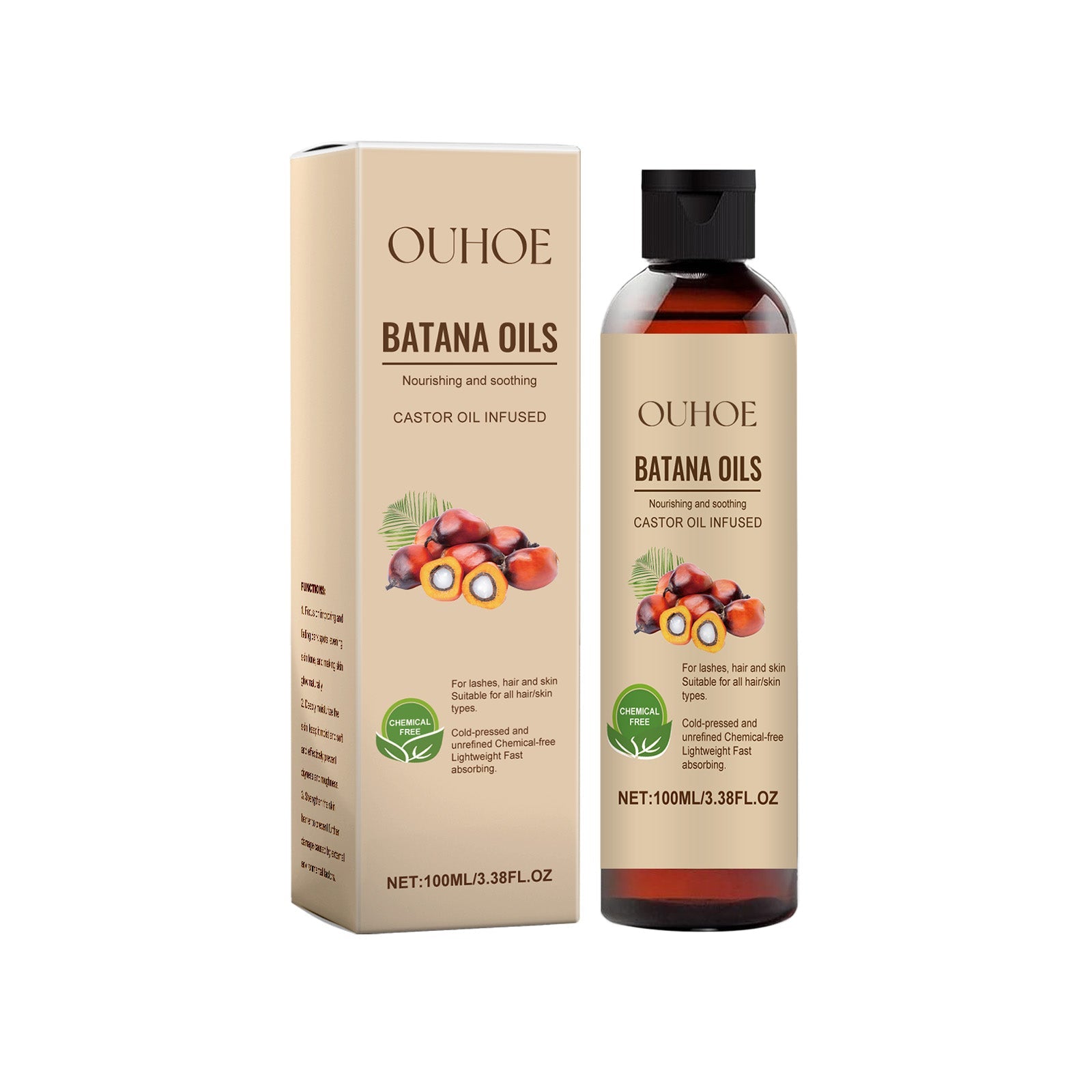 Batana Castor Oil Nourishes Scalp And Restores Dry Hair