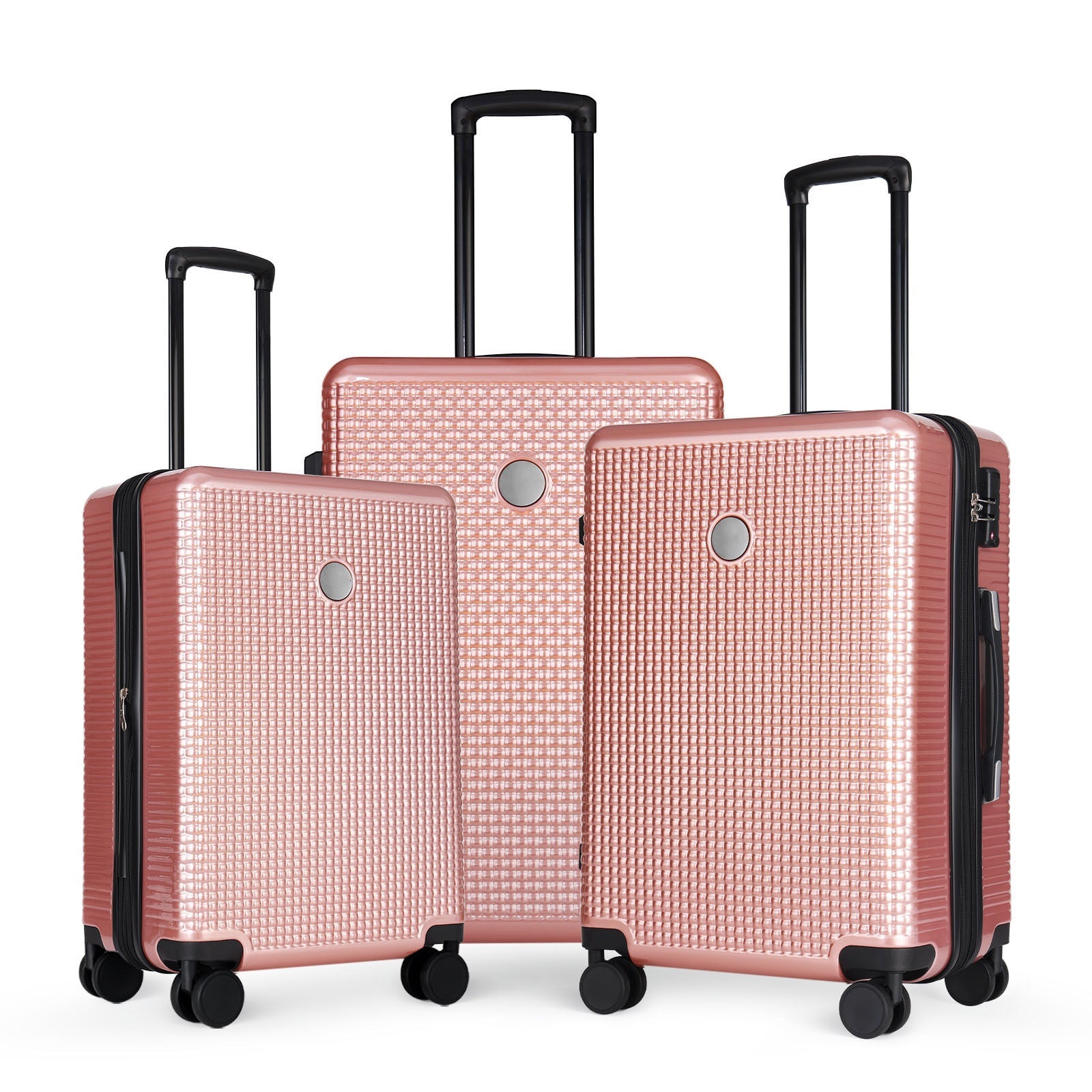 Luggage Sets 3 Piece Hardshell Suitcases with Wheels, Lightweight Expandable Travel Luggage with TSA Lock, Carry-on, Checked Luggage(20inch 24inch 28inch)
