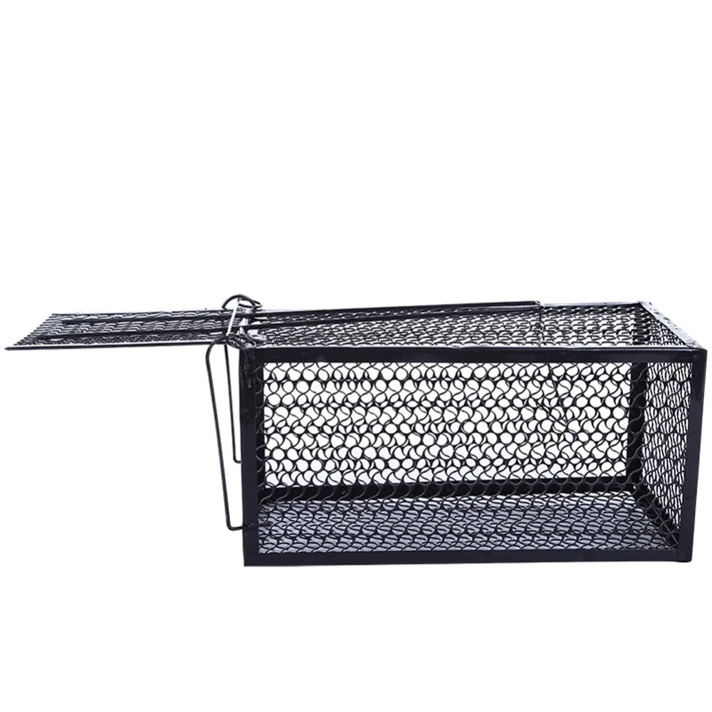 Self-locking Trap Catcher Mouse Rat Bait Mice Live Box Mice Trap Cage Household Mouse Catcher Animal Control Hamster Iron Cage