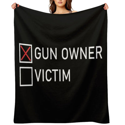 Gun Owner - Victim Multi-functional Throw Blanket