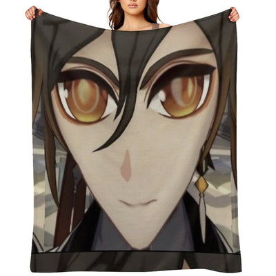 Zhongli - A Testiment to The Arrogance of Man Gift-ready Throw Blanket