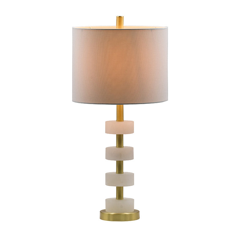 13x13x26' Marble Table Lamp