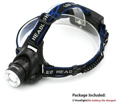 Led Zoomable Headlamp Lantern XML T6 5000LM Flashlight Torch T6