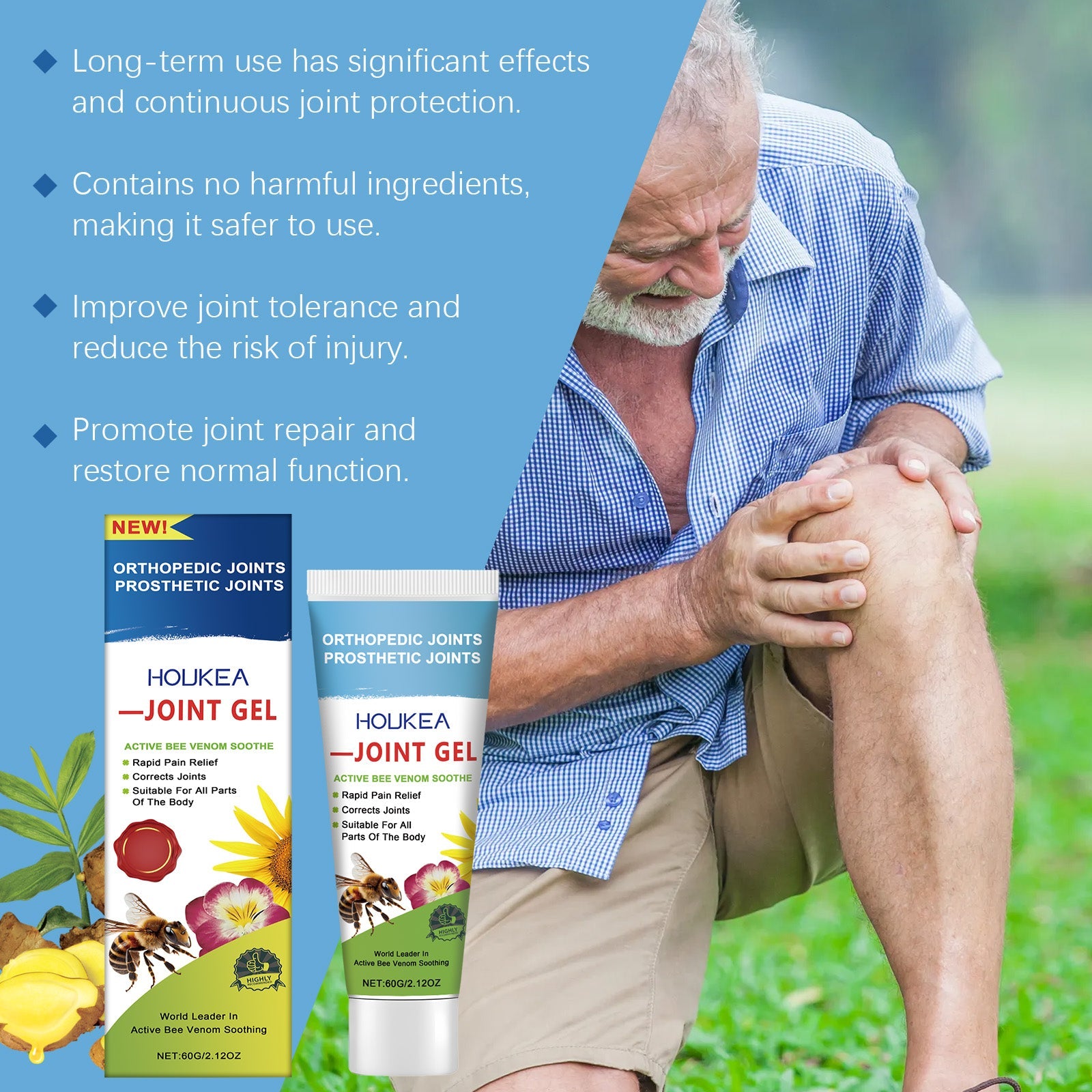 Bee Venom Joint Care Cream Body Joint Massage Gently Moisturizes Knees And Wrists Joint Care Cream