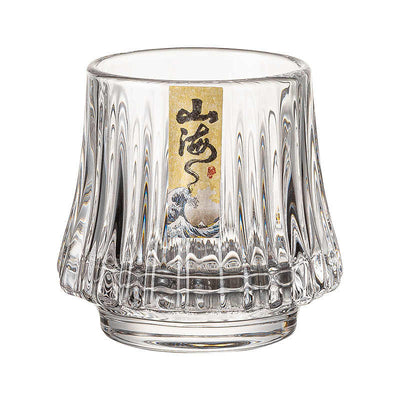 Shanhai glass whiskey cup personalized niche home wine cup mini wine glass beer cup
