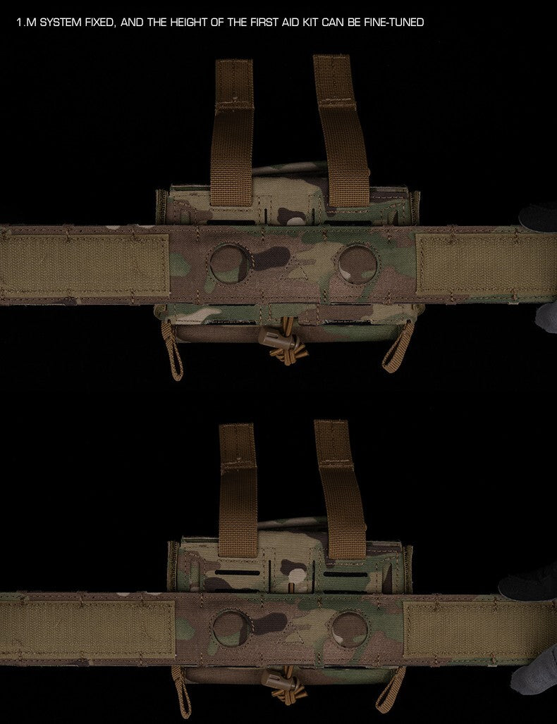 Compact Trauma Bag V3 GEN3 Style Agilit MD2 IFAK Tactical Medical First Aid Bag for Hunting Vest Plate Carrier Belt