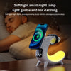 Wireless Charger For Mobile Phone Headphone Wireless Charger Power Bank With Clock Audio And Nigh Light 6 In 1 Charging