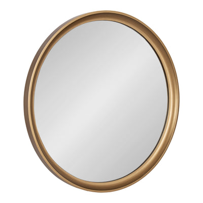 Hatherleigh Round Wood Wall Mirror