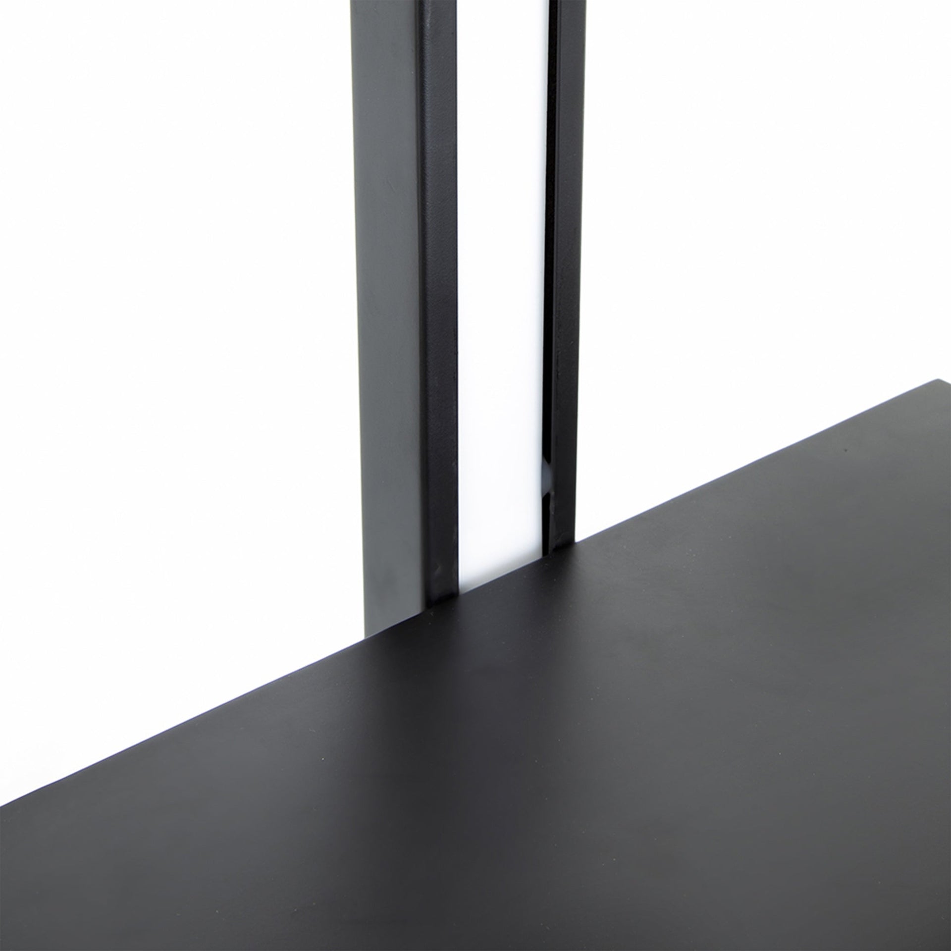 16.5x17x74' Two Tiered Vertical Shelving Stand with Light (Not include Bulb)