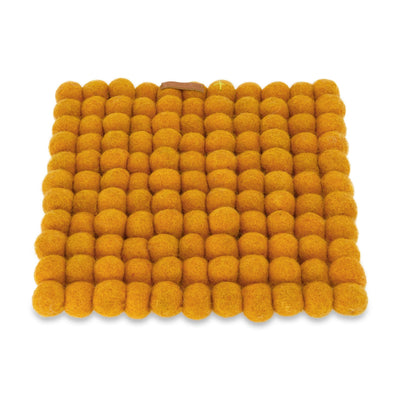 Square Ball Trivet - Orange