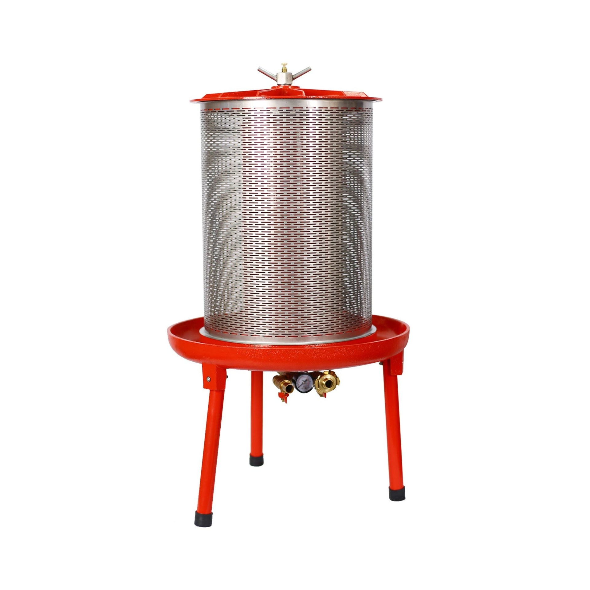 10 Gal Stainless Steel Hydraulic Fruit Wine Apple Press (SAK85622)