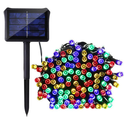 100 LED Solar String Light – Multicolor Outdoor Fairy Lights