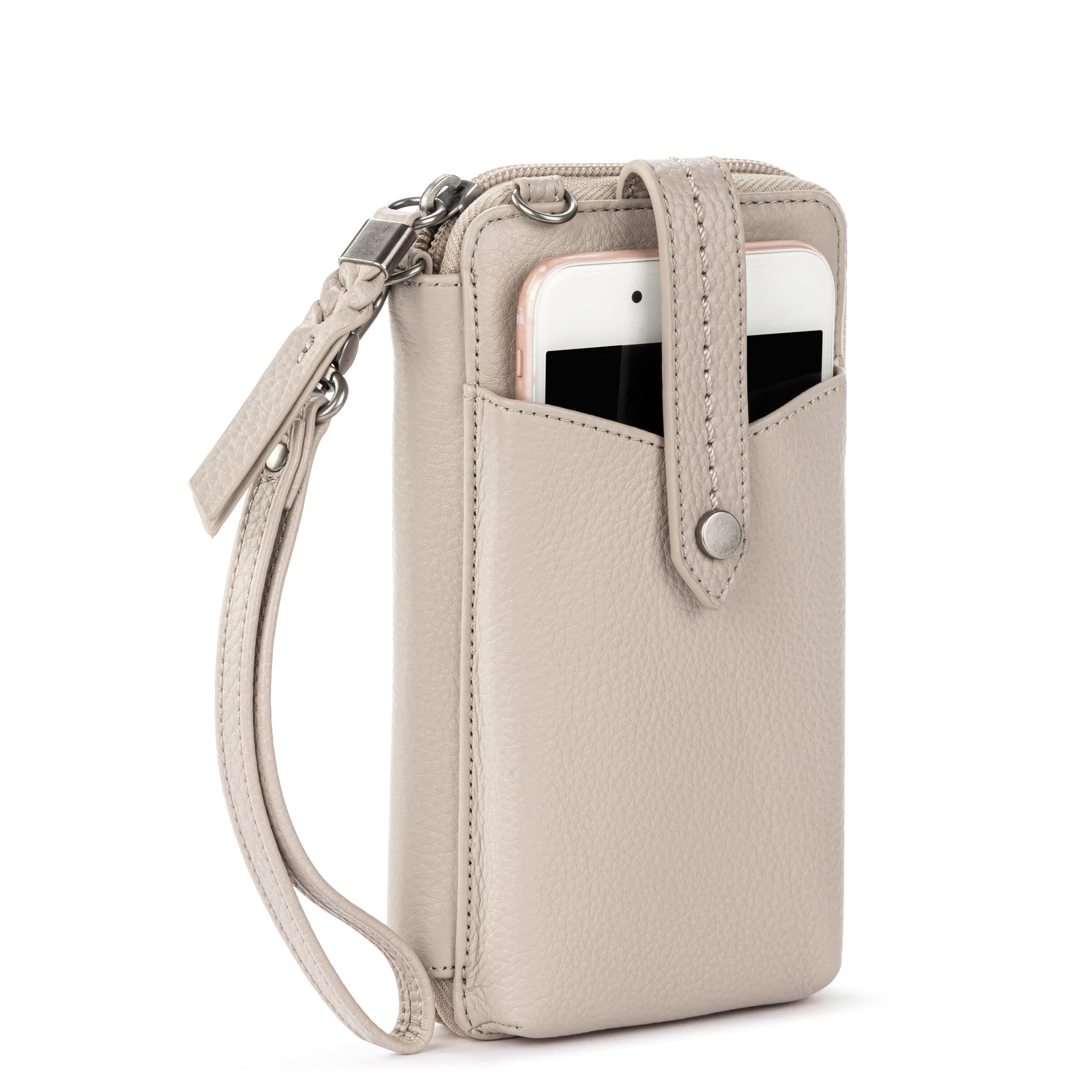 Silverlake Smartphone Wallet - Leather - Sand
