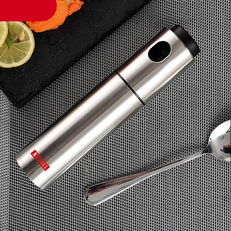 100ML Stainless Steel Olive Oil Sprayer Spray Bottle Spray Kitchen Cooking Oil Spray BBQ Oil Spray Bottle Oil Sprayer for Cooking Air Fryer Stainless Steel Olive Oil Sprayer Mister 100ML Portable Olive Oil Spray Bottle for BBQ