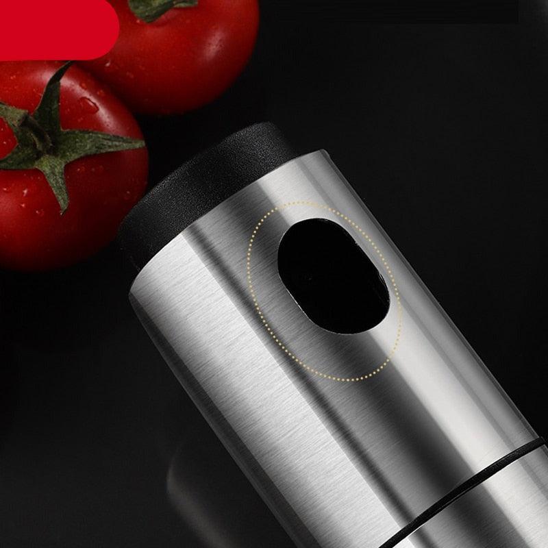 100ML Stainless Steel Olive Oil Sprayer Spray Bottle Spray Kitchen Cooking Oil Spray BBQ Oil Spray Bottle Oil Sprayer for Cooking Air Fryer Stainless Steel Olive Oil Sprayer Mister 100ML Portable Olive Oil Spray Bottle for BBQ