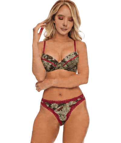 Women's Camo Lace Panty - King's Camo Hunting Underwear - Wilderness Dreams