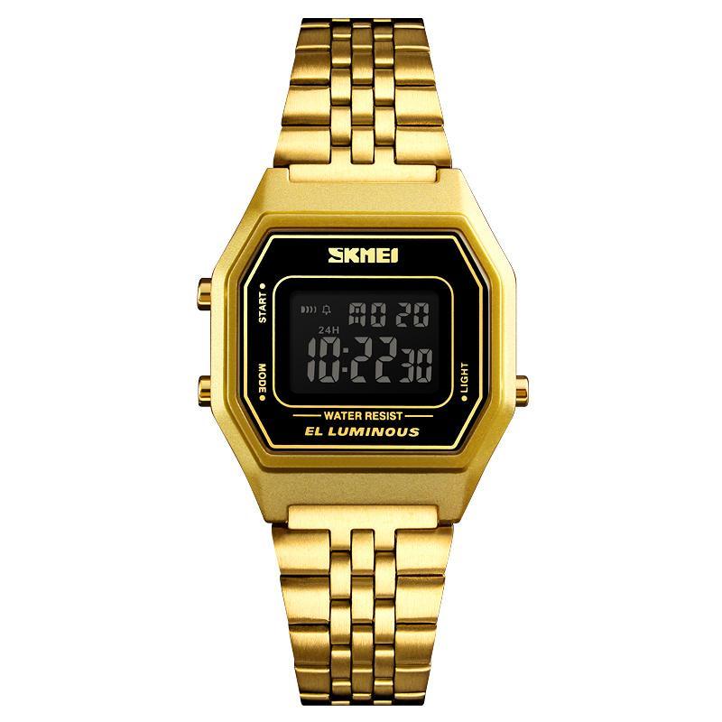 New Digital Men Luxury Retro Men's Sport Wristwatch Fashion Stopwatch Electronic Watches For Mens With Alarm Clock
