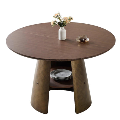 47.25 Inch Retro Style Round Dining Table