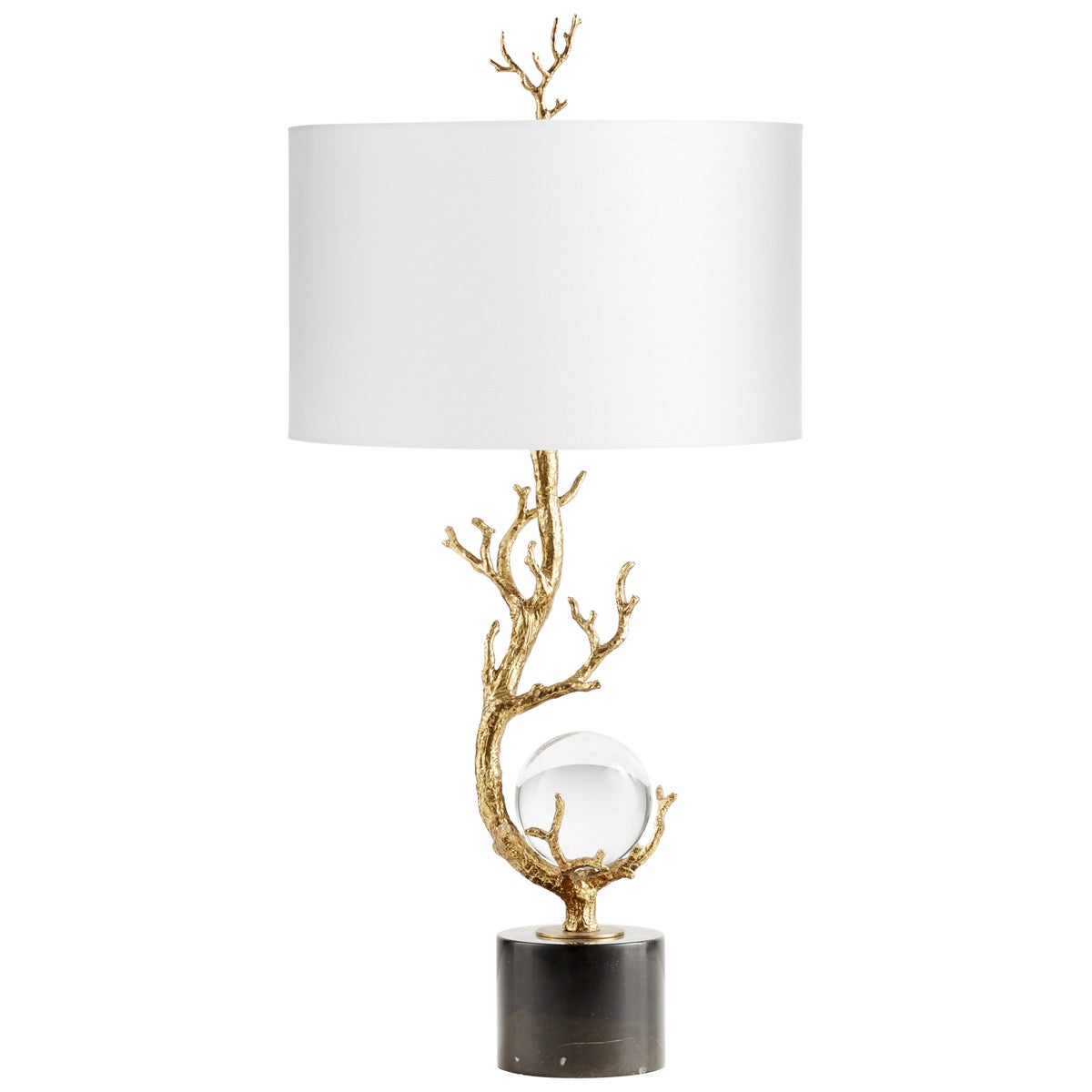 Autumnus Table Lamp | Gold Leaf