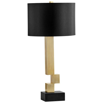 Rendezvous Table Lamp | Black And Frosted