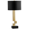 Rendezvous Table Lamp | Black And Frosted