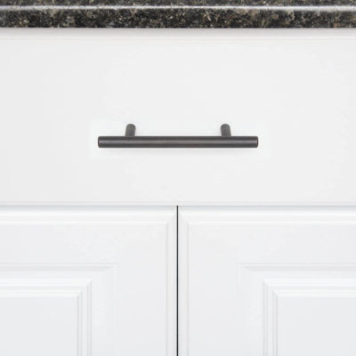 Set of 30 Euro Bar Cabinet Handles, 1/2 in, 3 in Hole Spacing