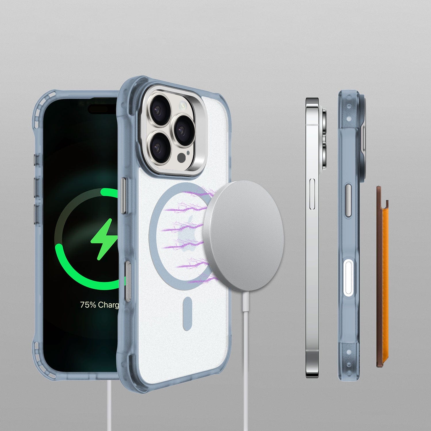 Venture Series Clear Rebound Case with Kickstand - Apple iPhone 16 Pro
