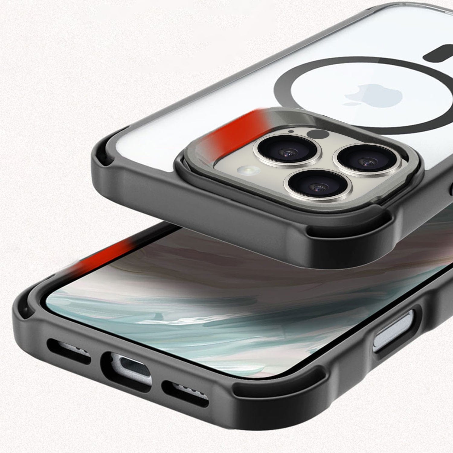 Venture Series Clear Rebound Case with Kickstand - Apple iPhone 16 Pro