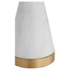 Solid Snow Table Lamp Designed by J. Kent Martin | White