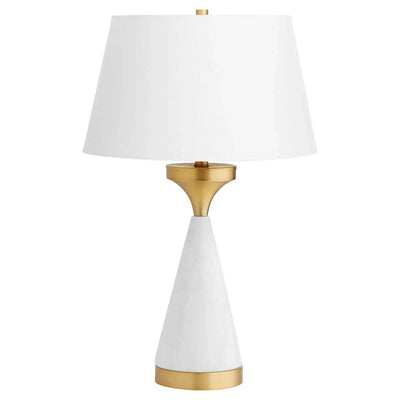 Solid Snow Table Lamp Designed by J. Kent Martin | White