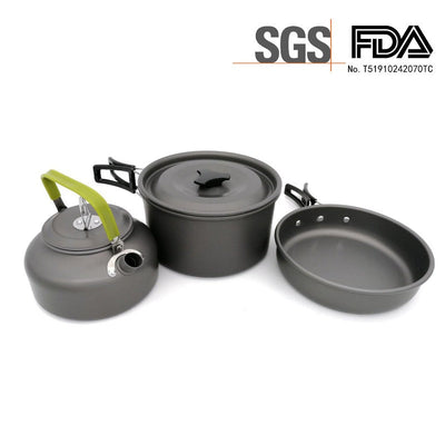 Ultra-light Aluminum Alloy Camping Cookware Utensils Outdoor Cooking Teapot