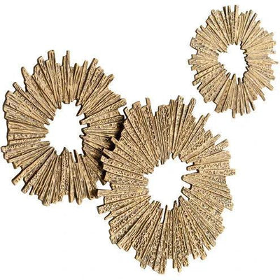 Abra Wall Decor | Antique Brass