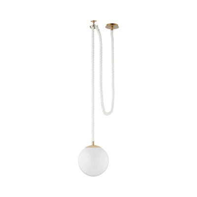 Rockport 1 Light Pendant | Aged Brass