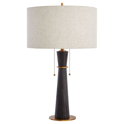 Wright Table Lamp Designed by J. Kent Martin | Black | Brass