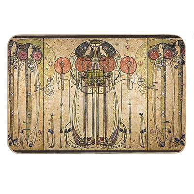 Art Nouveau Charles Mackintosh The Wassail Bath Mat