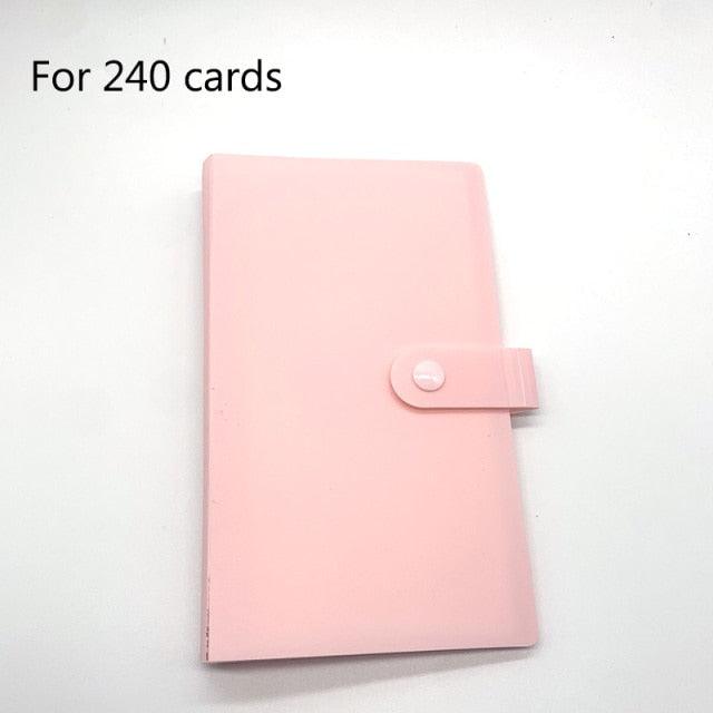 120/240 Cards Capacity Cards Holder Binders Albums For 60*90mm Cards Book Sleeve Photo Albums Family Scrapbook Albums Family Anniversary Gift For Couple