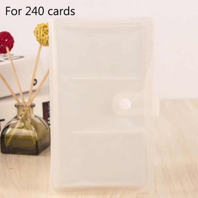 120/240 Cards Capacity Cards Holder Binders Albums For 60*90mm Cards Book Sleeve Photo Albums Family Scrapbook Albums Family Anniversary Gift For Couple