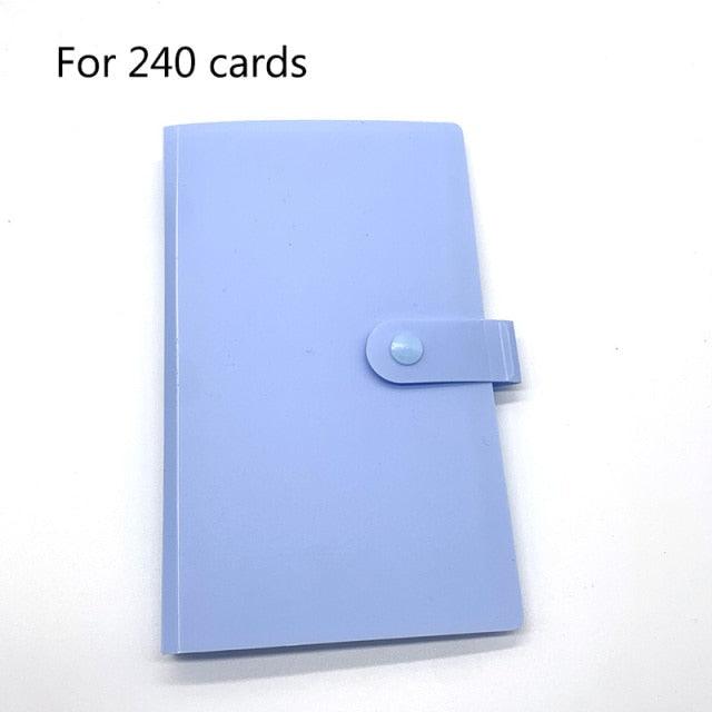 120/240 Cards Capacity Cards Holder Binders Albums For 60*90mm Cards Book Sleeve Photo Albums Family Scrapbook Albums Family Anniversary Gift For Couple