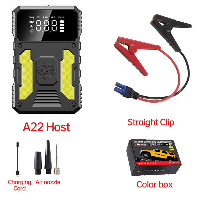 12V Lithium Booster Jump Starter and Air Compressor