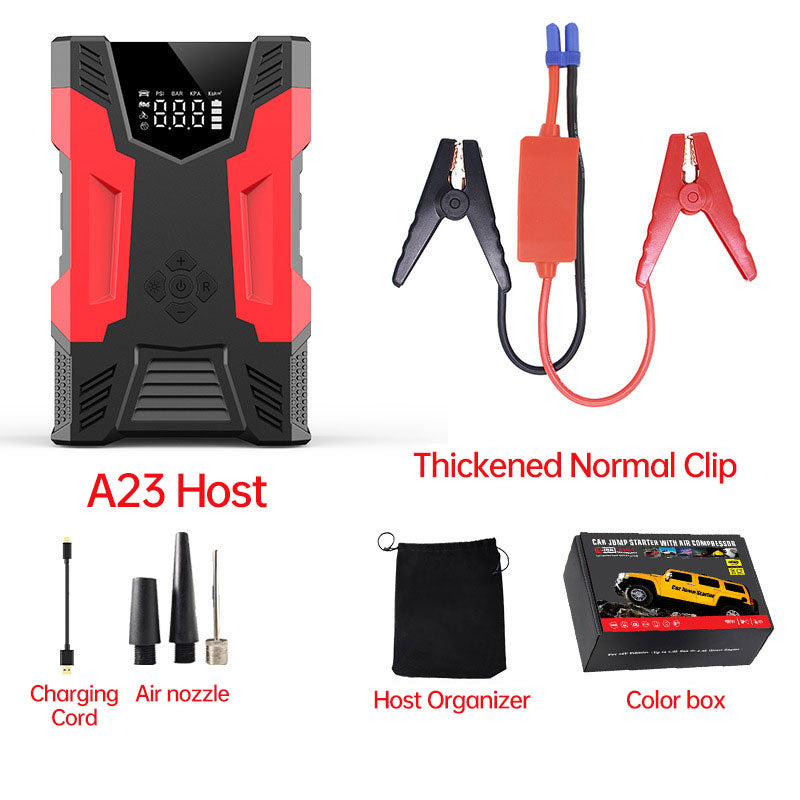 12V Lithium Booster Jump Starter and Air Compressor