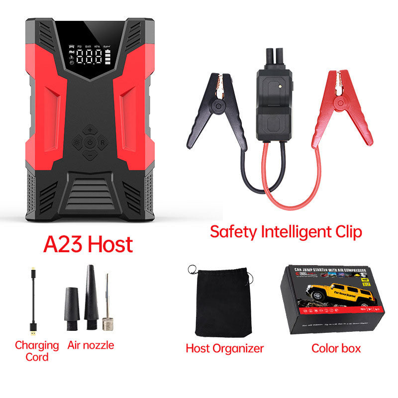 12V Lithium Booster Jump Starter and Air Compressor