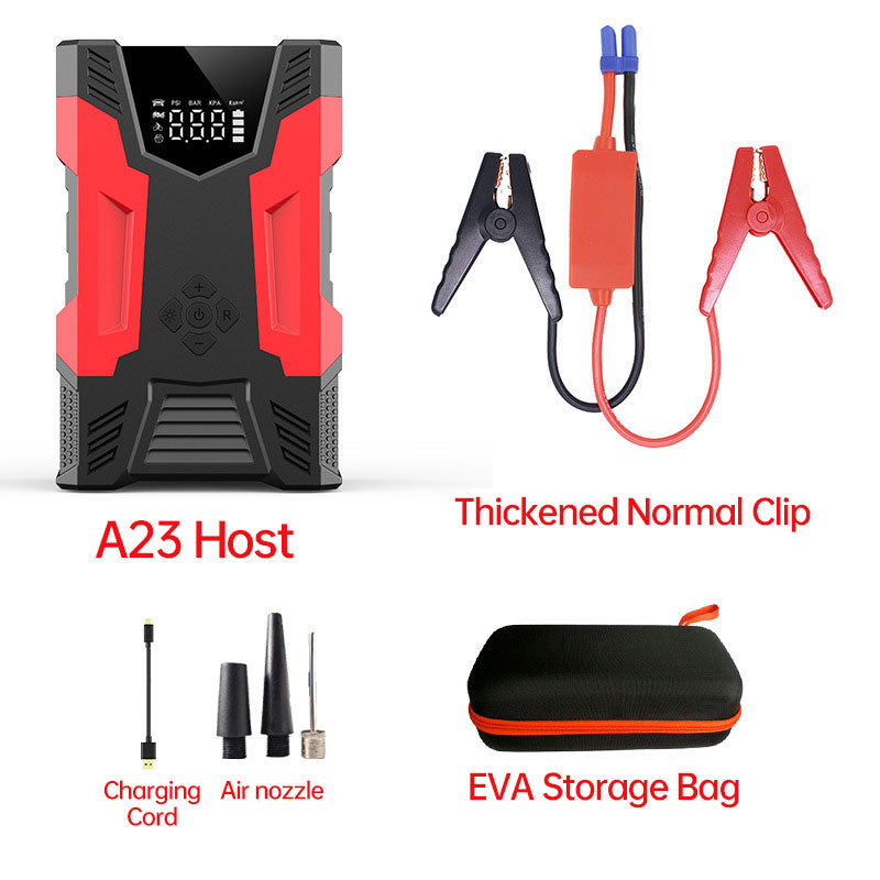 12V Lithium Booster Jump Starter and Air Compressor