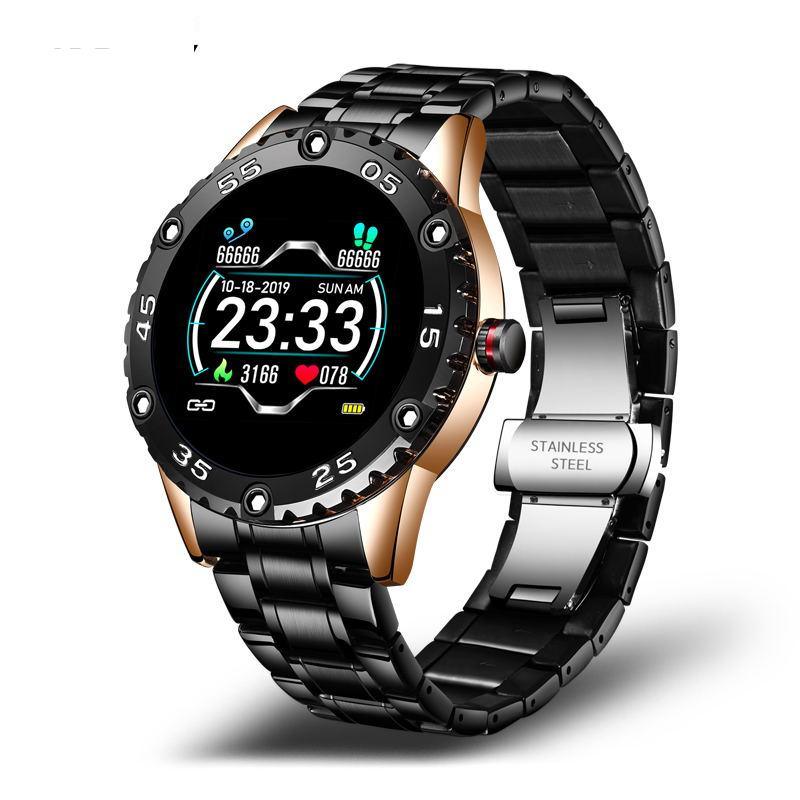 New Smart Watch For Men With IP67 Waterproof Protecion and Heart Rate Fitness Tracker Pedometer For Android and IOS sistems Steel Band Sports Men Smart Watch