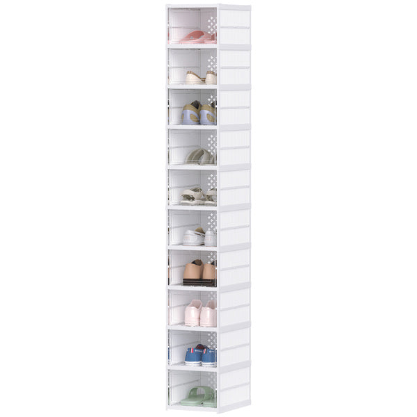 Shoe Racks Foldable design allows easy setup and storage