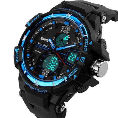 Fashion Digital Army Military Watch Mens Sports Wristwatch Shock Resist Clock Quartz Watch Waterproof 50M