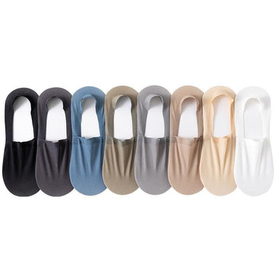Men's thin breathable mesh boat socks short socks shallow mouth ice silk invisible socks 