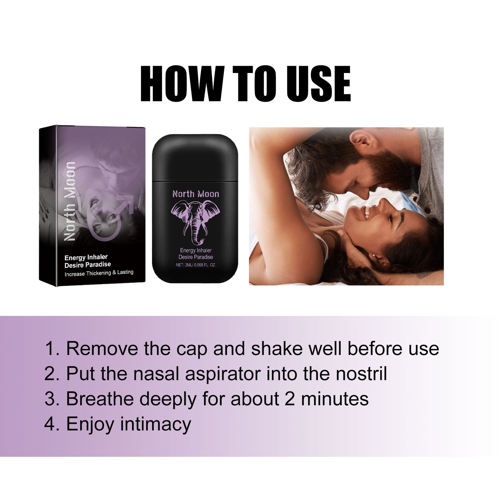 Energy Inhaler, Desire Paradise Alleviate Discomfort Fatigue Loosen Body And Mind Nursing Through Nasal Inhaler